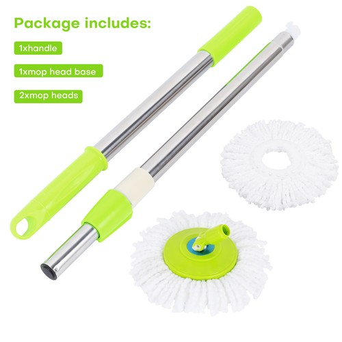 Spinning mop pole - pole, handle