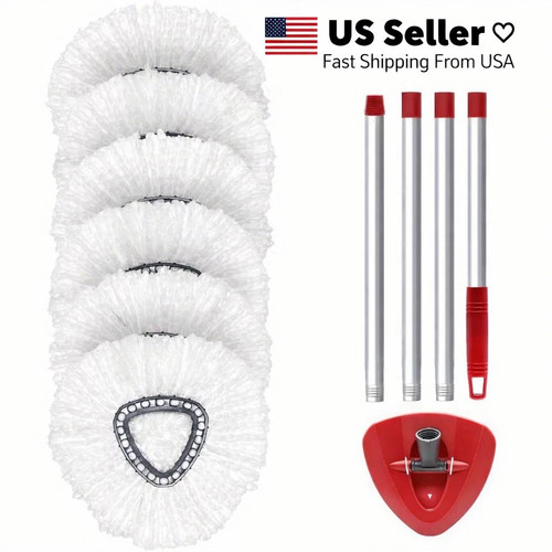 Pack microfiber spin mop - pack,